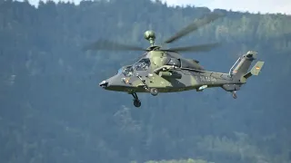 Eurocopter Tiger | Attack helicopter solo display at Airpower 2022