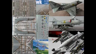 A-4 Skyhawk 1/72 Hobby Boss Unboxing and build.