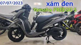 Cận cảnh Yamaha FREEGO S 125 màu Xám Đen mới về CH Mai Duyên + giá bán mới nhất 07/07/2023 #freego