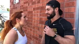 Seth Rollins And Becky Lynch Workout Challenge each other - Wrestle Gossip