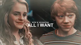 ron + hermione // all I want