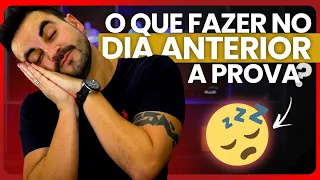 O que fazer no DIA ANTERIOR a minha PROVA? Dicas VALIOSAS! 😮✅