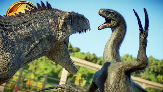 THERIZINOSAURUS SHOWCASE | All Skins, Breakout & Animations - Jurassic World Evolution 2 Dominion