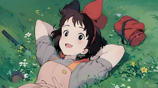 [Ghibli Piano] 🎧 Message of Rouge 🌻 ルージュの伝言 (Piano) 🍁 魔女の宅急便 | [From 'Kiki's Delivery Service']