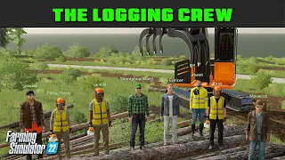 Well Oiled Skidding Machine - Logging Crew 105 - Farming Simulator 2022 - FDR Logging