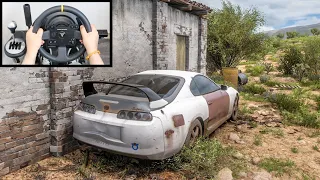 Forza Horizon 5 Rebuilding Toyota Supra (Steering Wheel + Shifter) Gameplay