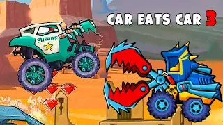 Car Eats Car 3 Как Победить Босса Коп Род за 25 секунд - секреты прохождения игры летсплей