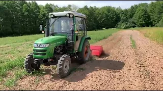 🔥 Работа трактора Shifeng SF-504C с фрезой Kerland W-2000