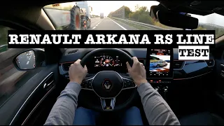 NEW 2021 Renault Arkana RS Line 1.3 TCe 140HP | POV Test Drive | Review | 0-100