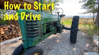 How to Start and Drive a 1943 John Deere B