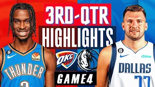 Oklahoma City Thunder vs Dallas Mavericks Game 4 Highlights 3rd-QTR | May 13 | 2024 NBA Playoffs