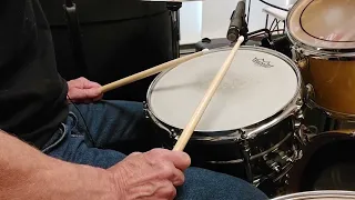 How to do a smooth snare drum press roll