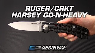 Ruger CRKT Harsey Go-N-Heavy Full Size & Compact Folding Knife Overview