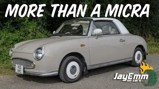 Large Man Drives a Nissan Figaro. Will It End Well?