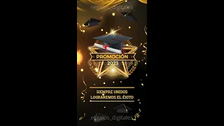 Video invitación de promoción / graduación 👩🏻‍🎓👨🏻‍🎓🎓