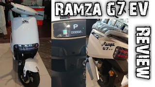 New Asia Ramza G7 EV Review - Price - Battery - Kilometers Travel - Electric Bike - Scooty