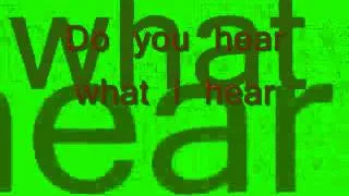 Do you hear what i hear- Glee (LYRICS)