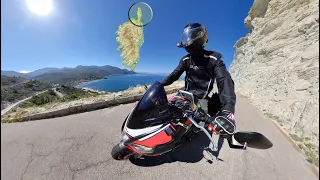 Tour Corsica in moto - il "dito"