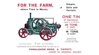 113 Year Old Ronaldson Bros. & Tippett Austral Oil Engine No. 555