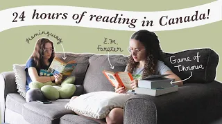 Emma and I read an 800+ page book in 24 hours? Readathon vlog!!