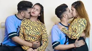 Love Bite Prank On My So Much Cute Girlfriend 😘 | Gone Romantic | Real Kissing Prank | Couple Rajput