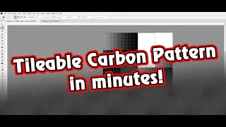 Super simple and quick way to create a tileable realistic carbon fiber pattern in photoshop.