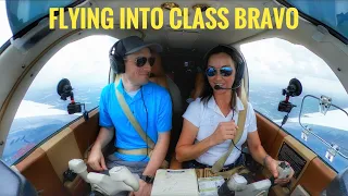 FLYING FROM SPRUCE CREEK TO ORLANDO INTERNATIONAL - CLASS BRAVO TO FLY SIM