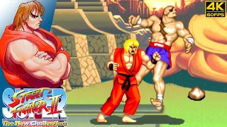 Super Street Fighter II - Ken (Arcade / 1993) 4K 60FPS