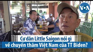 Cư dân Little Saigon nói gì về chuyến thăm Việt Nam của TT Biden? | VOA Tiếng Việt