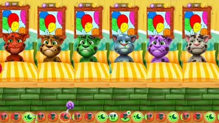 12 Colors My Talking Tom 2 Vs My Talking Tom 2 Red Vs Yellow Vs Green Vs Blue Vs Purple Vs White