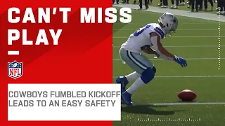 Cowboys Fumbled Kickoff at the 1 Leads to Safety