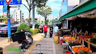 Sangdo-dong Street •[4k] Seoul, Korea