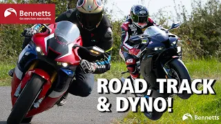 2020 Honda Fireblade on UK roads, track & dyno | CBR1000RR-R & SP