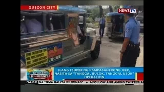 BP: Ilang tsuper ng pampasaherong jeep, nasita sa "Tanggal Bulok, Tanggal Usok" operation