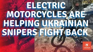 Ukrainian electric bikes help snipers fight back