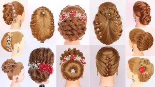 6 elegant juda hairstyle for women | hairstyle for saree | hairstyle for wedding party