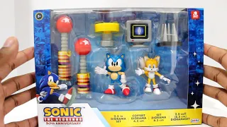 Jakks Pacific Sonic 2.5in Diorama Set Unboxing