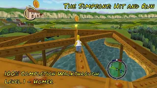 The Simpsons: Hit and Run - Level 1 (Homer) - 100% Completion Walkthrough