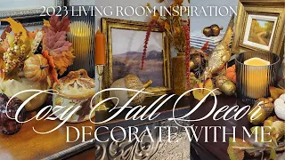 WARM & COZY FALL DECORATE WITH ME 2023 – LIVING ROOM HOME DÉCOR & STYLING INSPIRATION