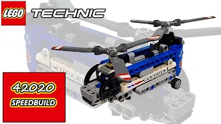 Lego Technic 42020 Twin Rotor Helicopter Speed Build  and presentation of functions