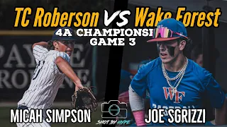 THE LAST GAME | TC Roberson VS Wake Forest High 4A Championship Game 3