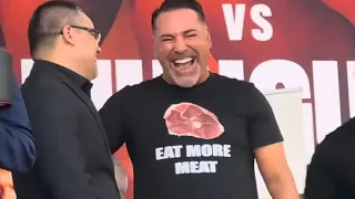 De La Hoya MOCKS Canelo for PAST FAILED PED TESTS with EAT MORE MEAT Shirt