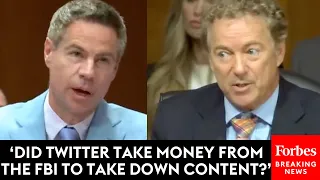 Rand Paul Questions Michael Shellenberger About Government Efforts To Suppress Citizen Online Speech