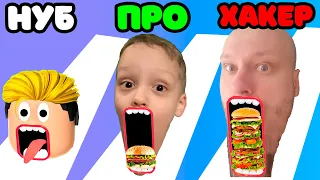 🍔🍔 ГОТОВЛЮ БУРГЕРЫ в РЕСТОРАНЕ BURGER RUSH роблокс