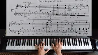 Chopin - "Raindrop" Prelude Op. 28, No. 15 | Piano Tutorial