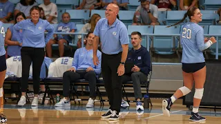 UNC Volleyball: Schall Gets First Win as Heels Top Pacific in 5 Sets