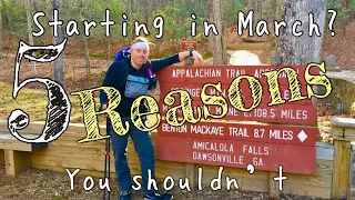 Why you should NOT start your thru hike in March | Appalachian Trail