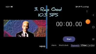 Top 11 Fastest Eminem Verses (READ DESCRIPTION)