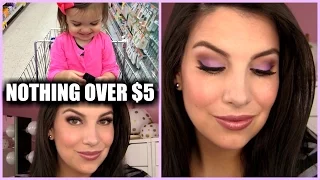 NOTHING OVER $5 Makeup Look TAG