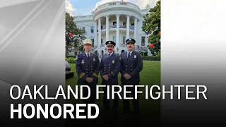 Bay Area Firefighter Honored at the White House